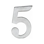 M Marcus Heritage Brass Numeral 5 - 51mm Self Adhesive